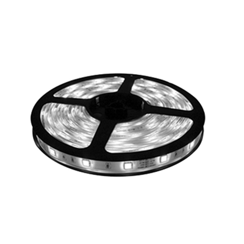 Tira Led de 5 m / Color Blanco / Uso Exterior / Potencia 15 W / 420 lm/ 12 V CD / IP 65