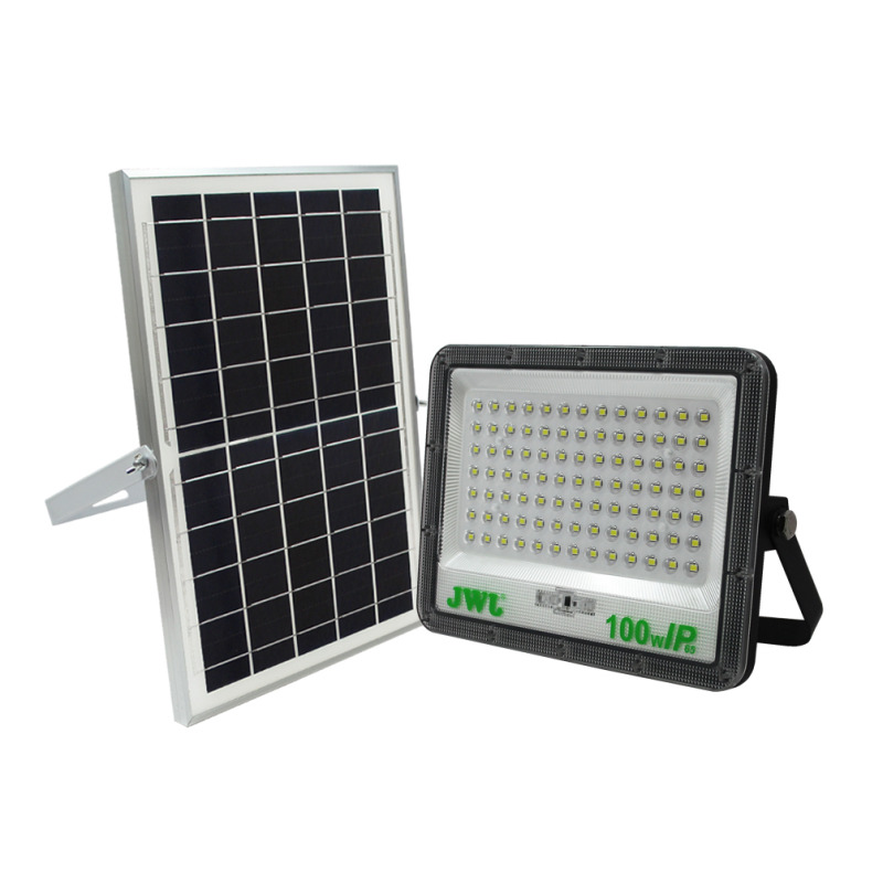 Reflector con Panel Solar 100 W /  Batería 32  V CD / TCC 6 500 K / IP66