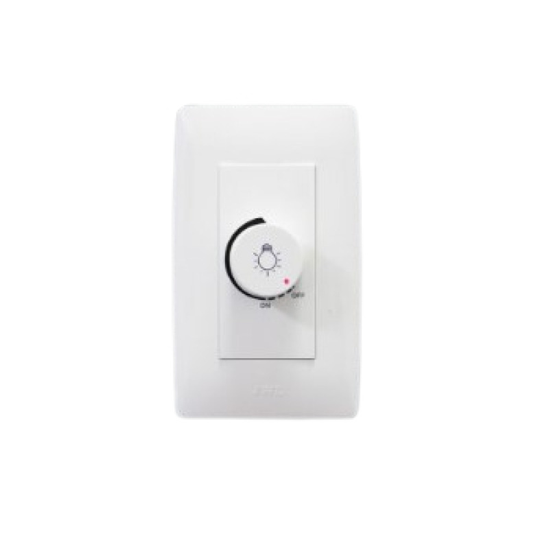 Dimmer Rotativo para Lámpara Incandescentes / 300 W 127 V CA / Color Blanco