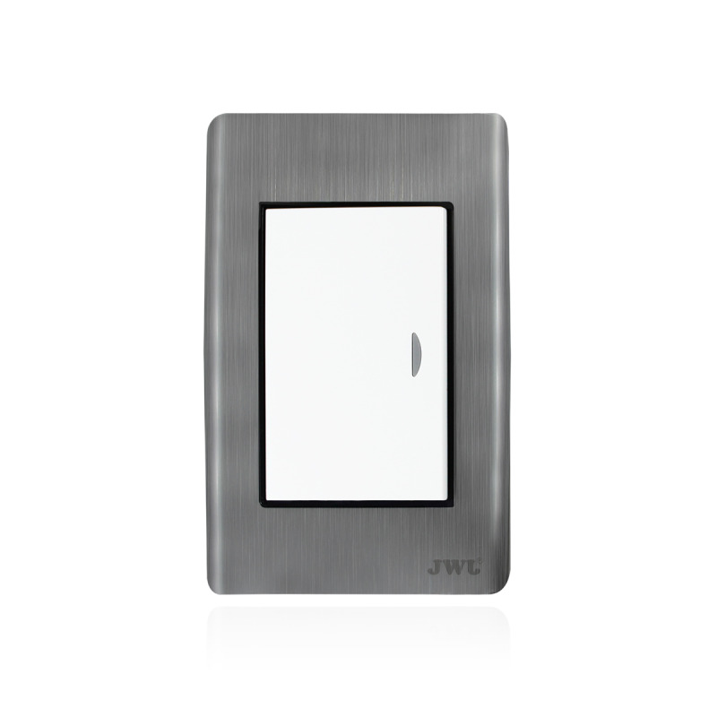 Apagador Sencillo de 10 A 127 V CA 60 Hz / Placa de Acero