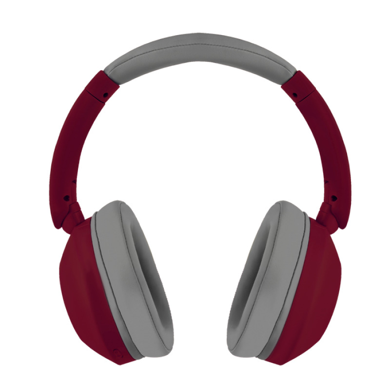 AUDIFONOS ON-EAR INALAMBRICOS PLEGABLES MANOS LIBRES CON BT PERFECT CHOICE SOUNDIA - ROJO image 2