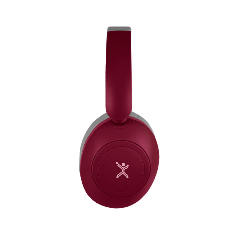 AUDIFONOS ON-EAR INALAMBRICOS PLEGABLES MANOS LIBRES CON BT PERFECT CHOICE SOUNDIA - ROJO image 5