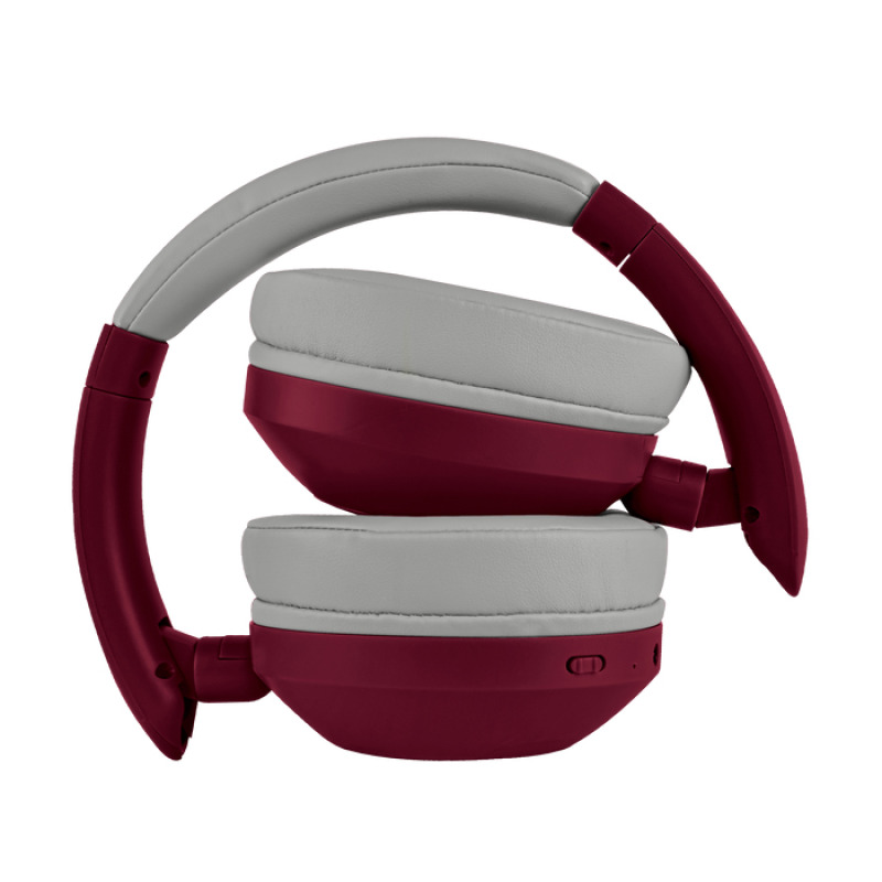 AUDIFONOS ON-EAR INALAMBRICOS PLEGABLES MANOS LIBRES CON BT PERFECT CHOICE SOUNDIA - ROJO image 7