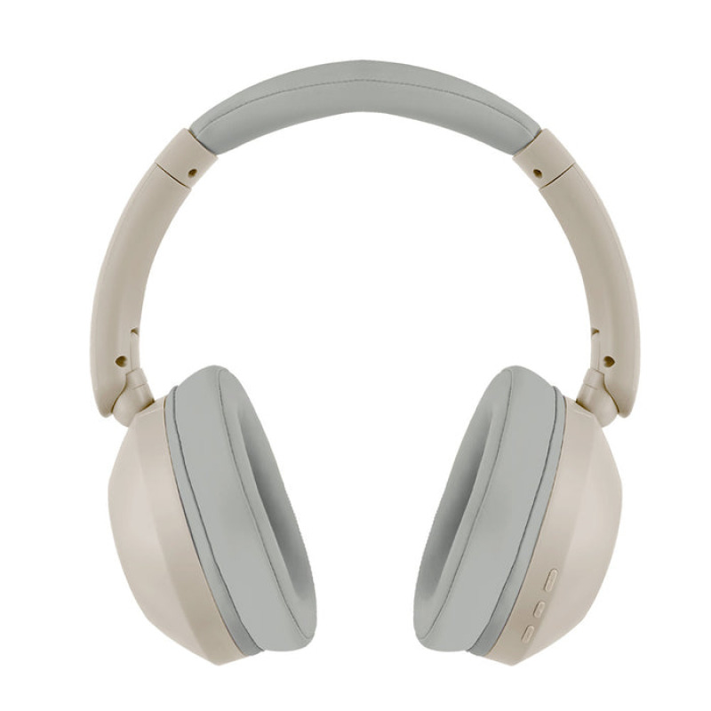 AUDIFONOS ON-EAR INALAMBRICOS PLEGABLES MANOS LIBRES CON BT PERFECT CHOICE SOUNDIA - TAUPE image 6