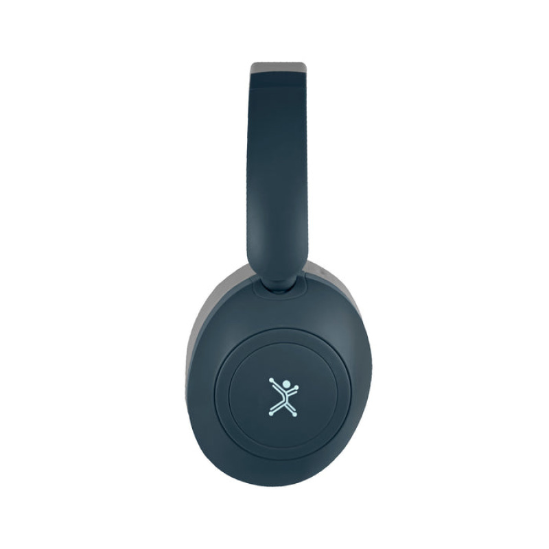 AUDIFONOS ON-EAR INALAMBRICOS PLEGABLES MANOS LIBRES CON BT PERFECT CHOICE SOUNDIA - AZUL image 4