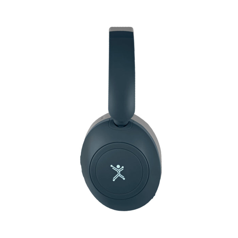 AUDIFONOS ON-EAR INALAMBRICOS PLEGABLES MANOS LIBRES CON BT PERFECT CHOICE SOUNDIA - AZUL image 5