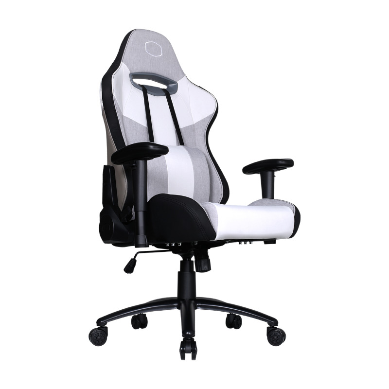 Cooler Master Gaming Caliber R3C Silla universal para juegos asiento acolchado Gris, Blanco