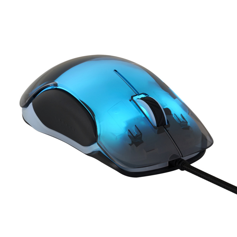 MOUSE VORAGO START THE GAME MO-505 ALAMBRICO RGB NEON HASTA 7,200 DPIS USB TRASPARENTE image 9