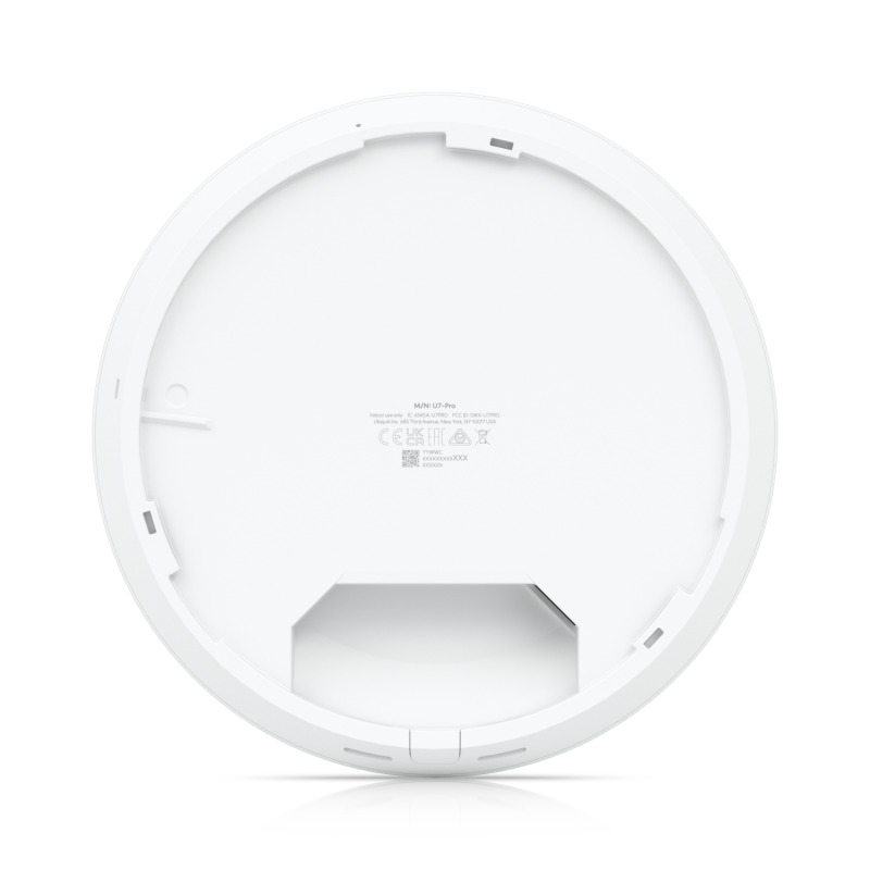 Access Point UniFi WiFi 7 Pro soporta 6 GHz para interior en techo 6 streams totales MUMIMO 2x2 en cada banda tribanda puerto 25 GBE NO incluye POE image 6