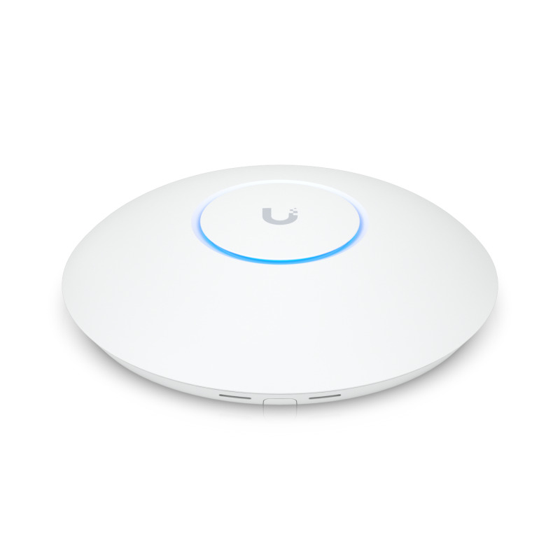 Access Point UniFi WiFi 7 Pro soporta 6 GHz para interior en techo 6 streams totales MUMIMO 2x2 en cada banda tribanda puerto 25 GBE NO incluye POE image 7