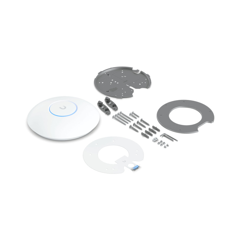 Access Point UniFi WiFi 7 Pro soporta 6 GHz para interior en techo 6 streams totales MUMIMO 2x2 en cada banda tribanda puerto 25 GBE NO incluye POE image 13