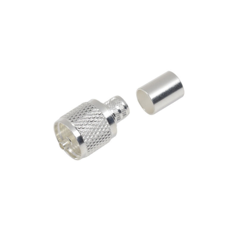 Conector UHF macho PL259 de anillo plegable para RG8 BELDEN 8237 RG213/U 8267