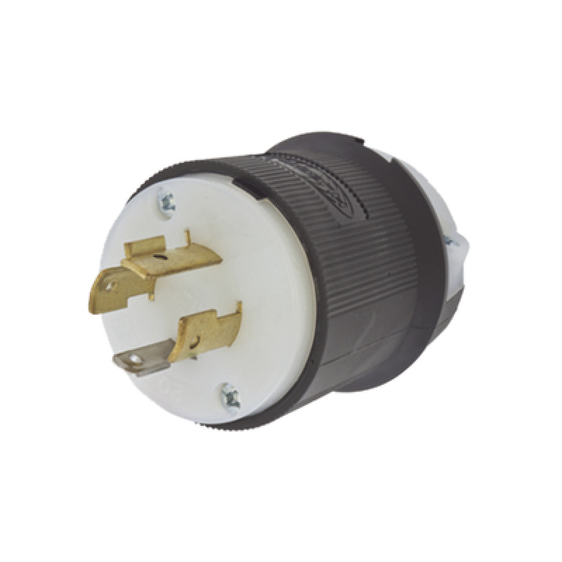 Clavija con Bloqueo de Media Vuelta Industrial 20 A 125/250 V CA / 3 Polos 4 Hilos / Nema L1420P