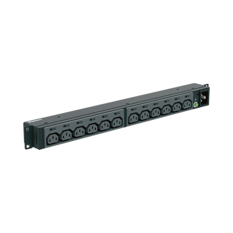 PDU Básico para Distribución de Energía Enchufe de Entrada NEMA L620P Con 13 Contactos C13 Instalación Horizontal de 19in 1UR 20 Amp 120 o 220 Vca image 3