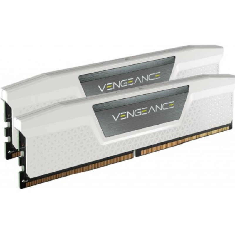 MEMORIA DIMM DDR5 CORSAIR (CMK64GX5M2B5200C40W) 64GB (2X32GB) 5200MHZ VENGEANCE BLANCO