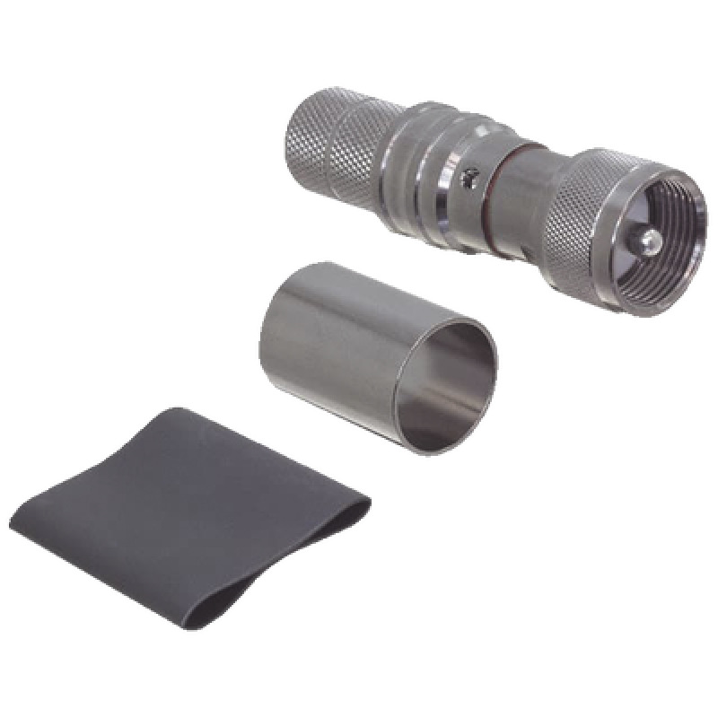 Conector UHF Macho Plegable con Pin Cautivo para cables RG8