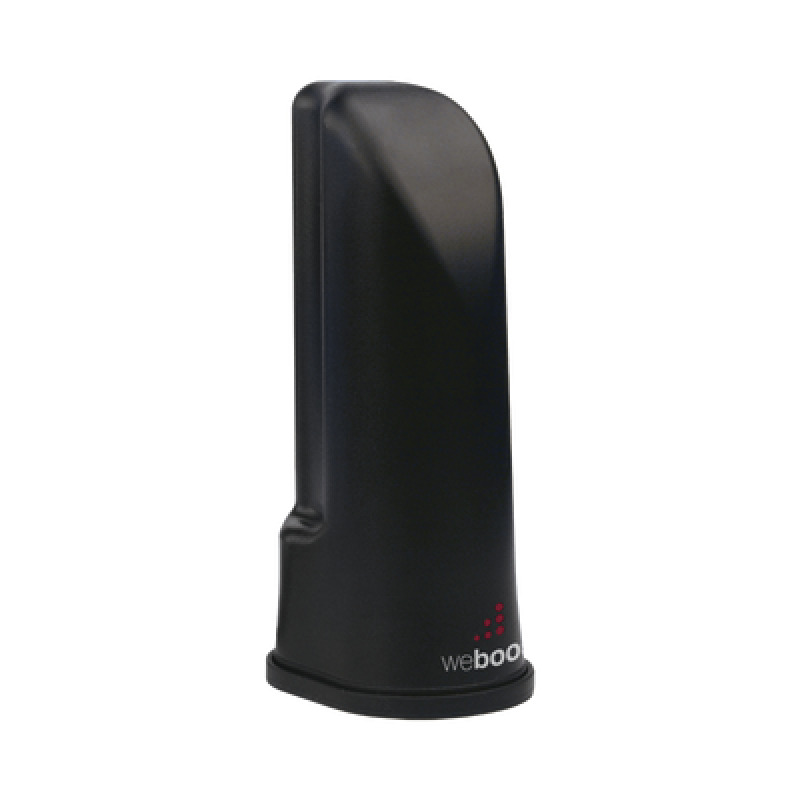 Antena de escritorio tipo cilindro color negra Cubre las bandas de frecuencia celular Especial para amplificadores y dispositivos celulares 4G y 3G Con 152 m de cable RG174 y con conector SMA macho
