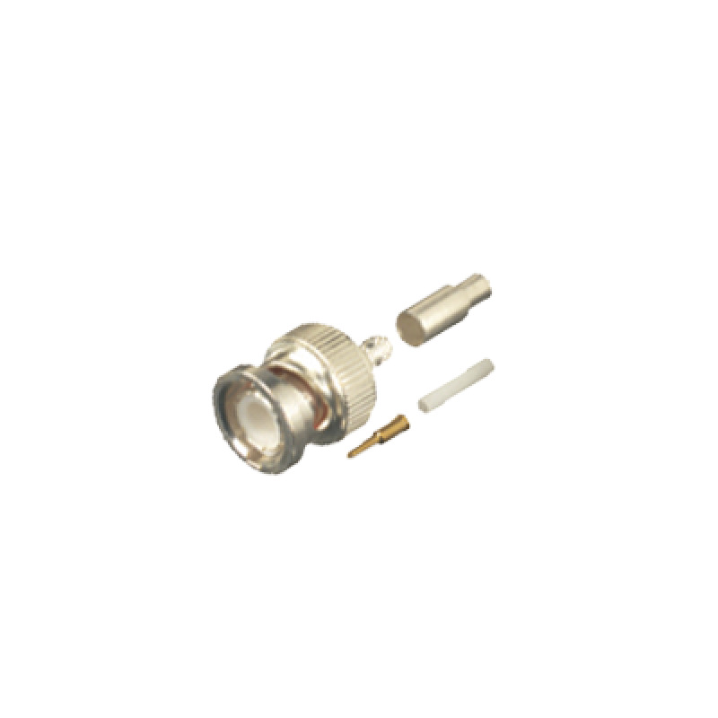 Conector BNC Macho de Anillo Plegable para Cables RG316/U BELDEN 84316