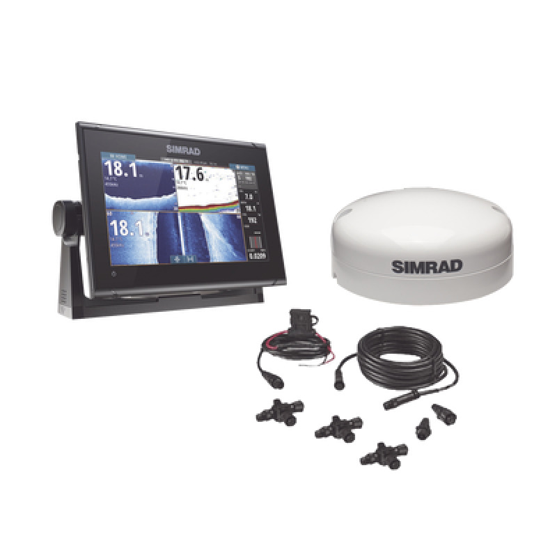 Kit de pantalla multifuncional GO9 con kit NMEA2000 y antena GS25