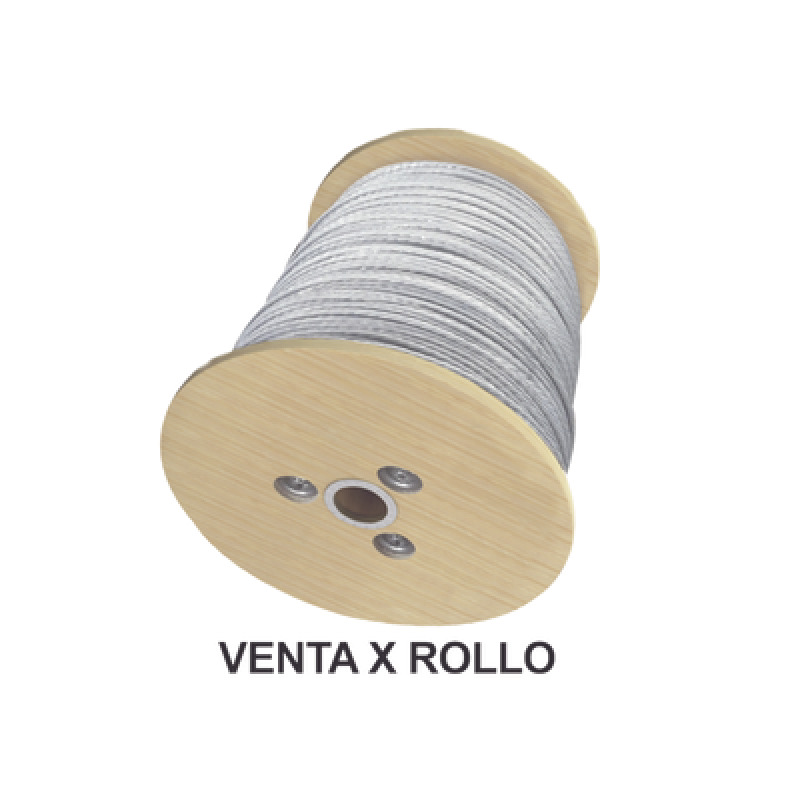 Cable de Retenida de 1/4 Resistencia 2154 Kg 7 hilos Carrete de 1500 metros