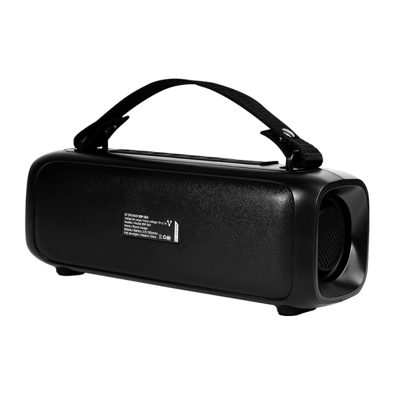 BOCINA VORAGO BSP-260 BLUETOOTH / USB / 3.5MM / LUZ RGB / TWS / 16W RMS CON HASTA 7 HRS AUTONOMIA image 10