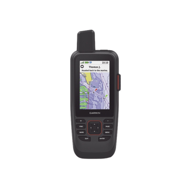 GPS portátil GPSMAP 86sci con mapa BlueChart g3 comunicación satelital InReach incluye batería interna recargable