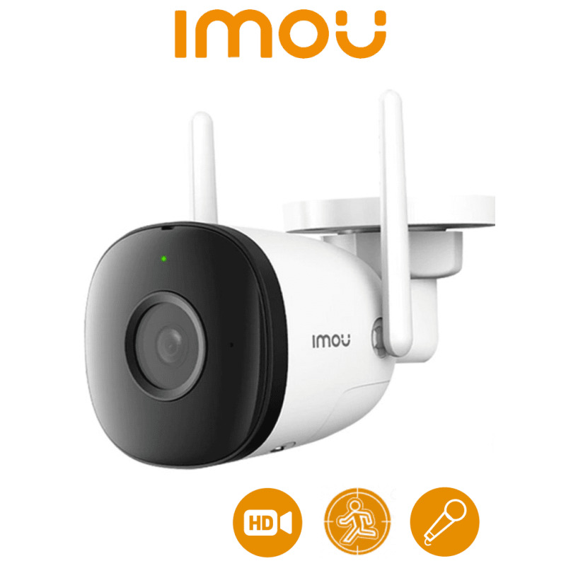 IMOU Bullet 2C 3Mp (IPC-K3DN-3H0WF) - Cámara IP Bullet WiFi de 3MP cuenta con micrófono integrado, 102° de visión, H.265, lente de 2.8mm, detección de humanos, IR 30m, IP67 y ranura MicroSD. #TopIMOU image 2