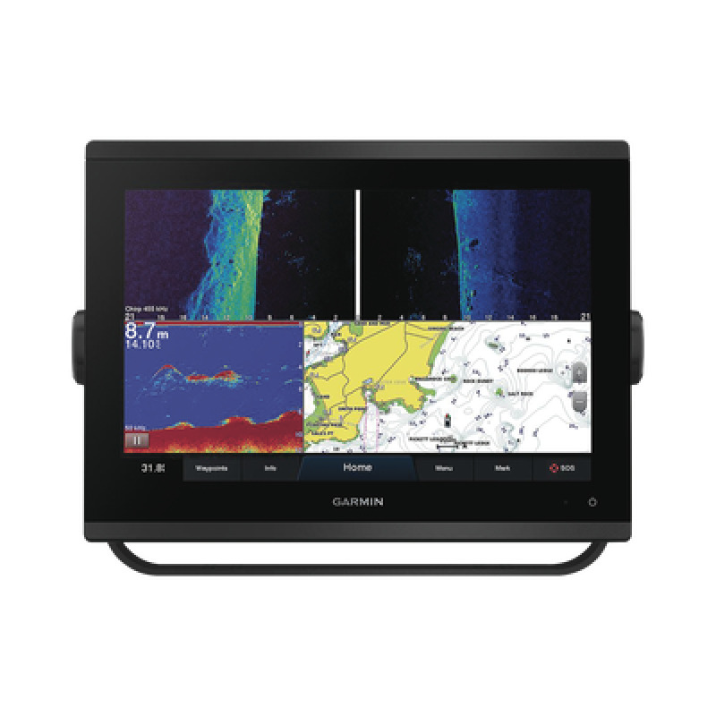 GPSMAP 1223xsv ecosonda de 12 SIDEVÜ CLEARVÜ y CHIRP tradicional no incluye tranductor