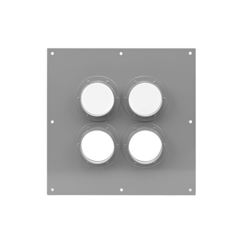 Placa Pasamuros Con Capacidad de 4 Botas de 4