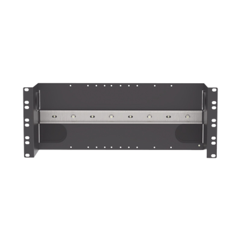 Soporte Industrial Para Instalar Equipos de Montaje en Riel DIN Para Racks o Gabinetes Estándar de 19in de 4UR Color Negro image 4