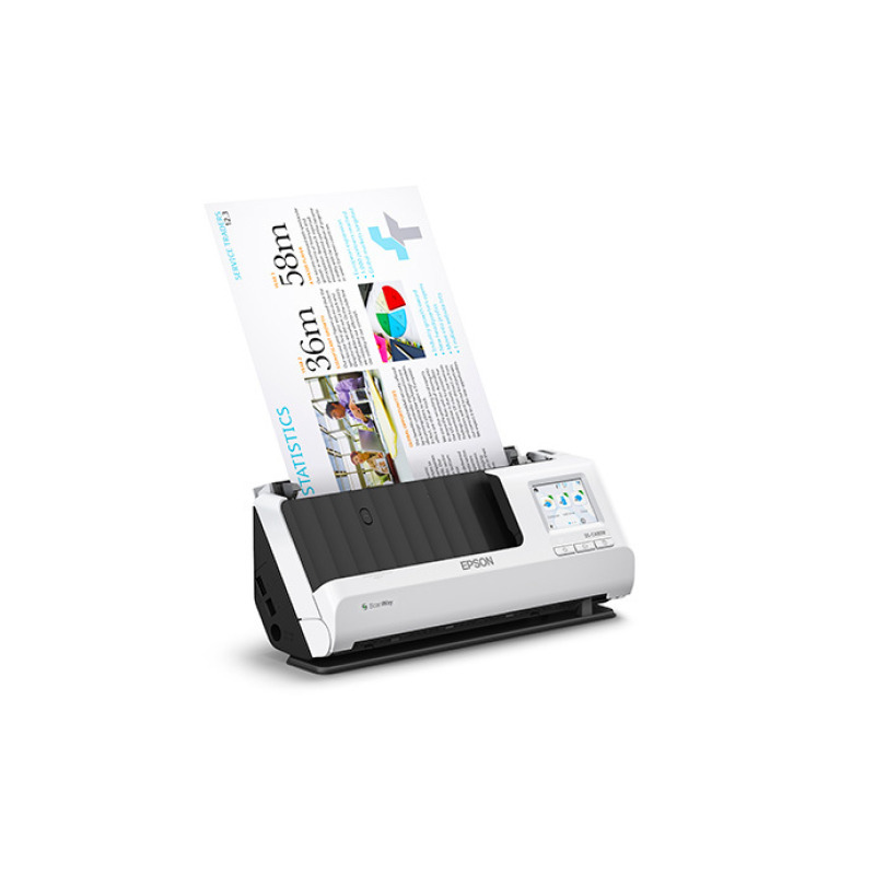 ESCANER EPSON WORKFORCE ES-C380W, 30 PPM / 60IPM, 600D PI,1200 DPI, LED RGB, USB, WIFI image 2