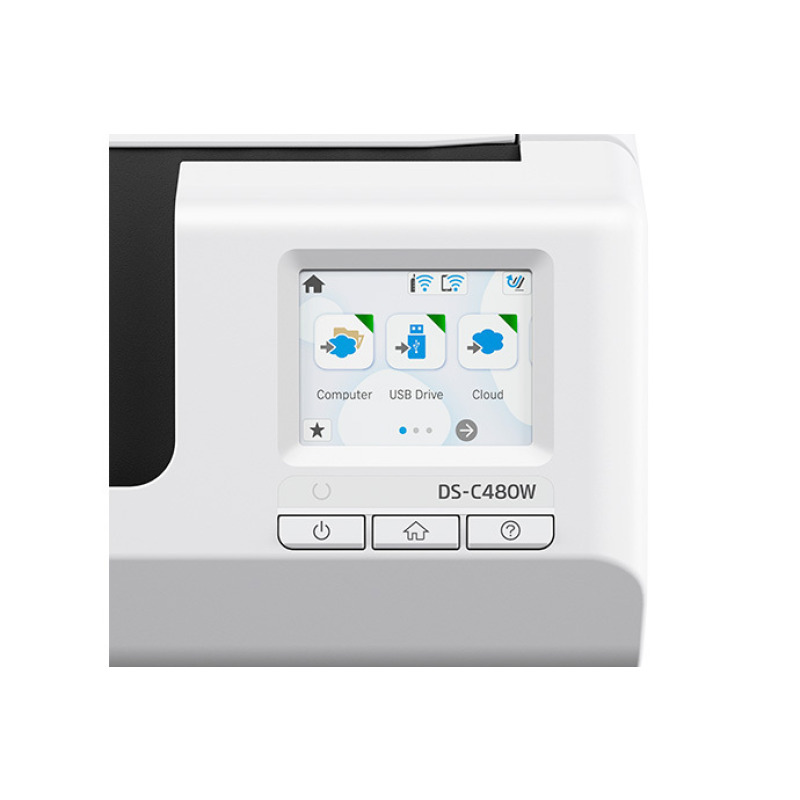 ESCANER EPSON WORKFORCE ES-C380W, 30 PPM / 60IPM, 600D PI,1200 DPI, LED RGB, USB, WIFI image 10