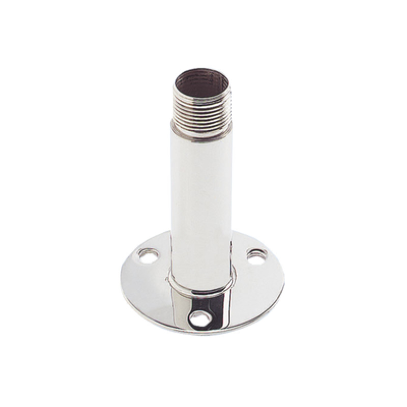 Montaje recto de acero inoxidable de 4 pulgadas de alto y 3 de base