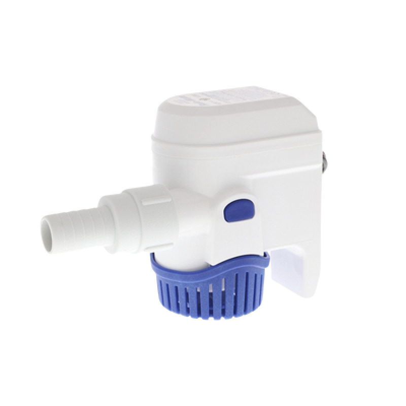 Bomba sumergible de achique automatizada de 1100 galones por hora para conexión de 24 Volts de corriente directa