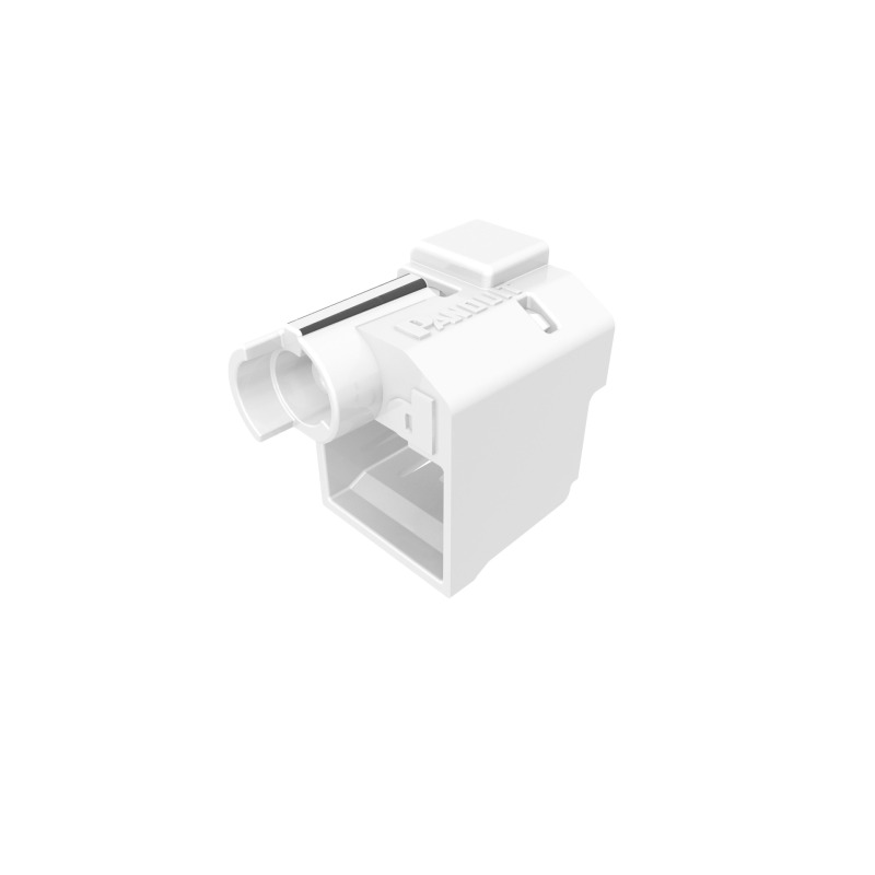 Kit de 10 Dispositivos Para Impedir Desconexión de Plug RJ45 Color Blanco Incluye Herramienta para Instalar/Retirar 