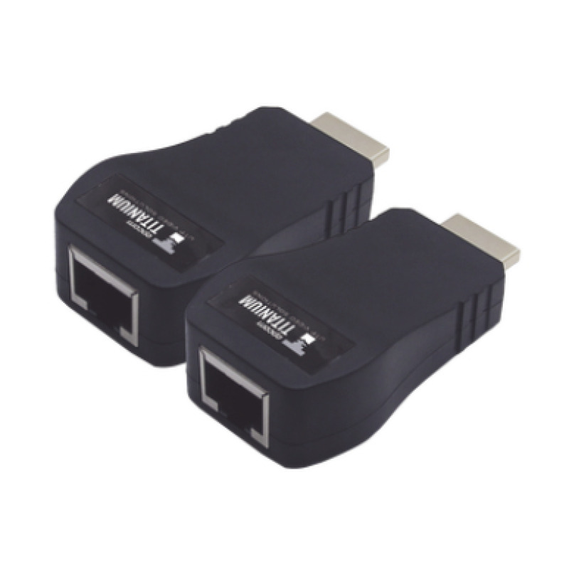 Kit Extensor 25m convertidor Señal HDMI a UTP Cat5e/Cat 6  / Calidad PREMIUM