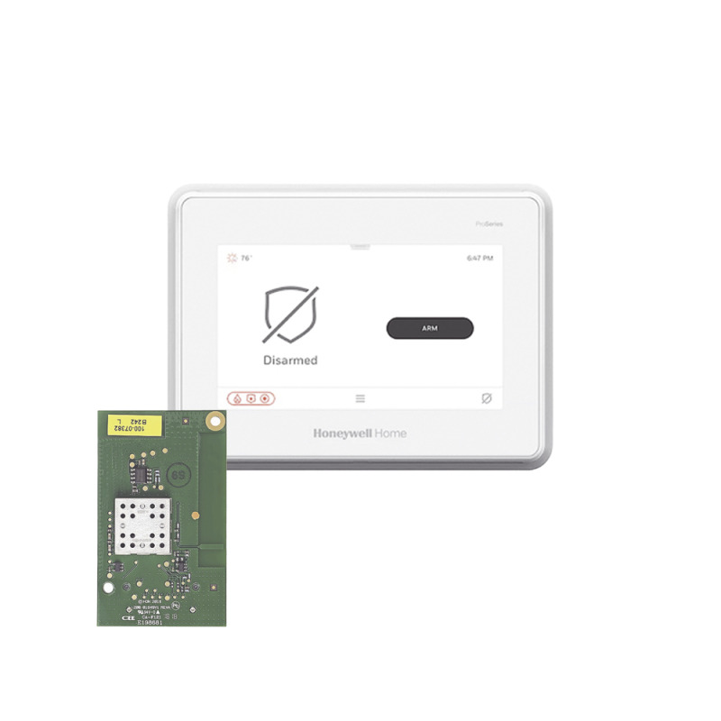 Sistema de Alarma con Pantalla Touch de 7 Compatible con sensores Inalambricos DSC Bosh 2GIGITI y Serie 5800 agregando el modulo PROTAKEOVER