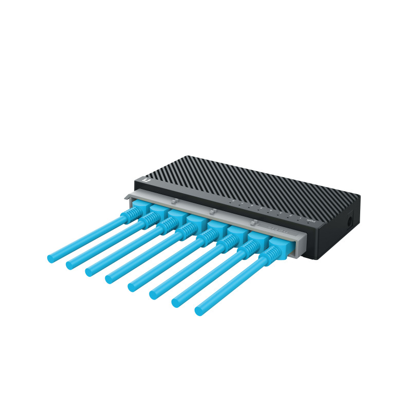 SWITCH NETIS 8 PUERTOS 10/100MBPS, CARCASA PLASTICO image 6