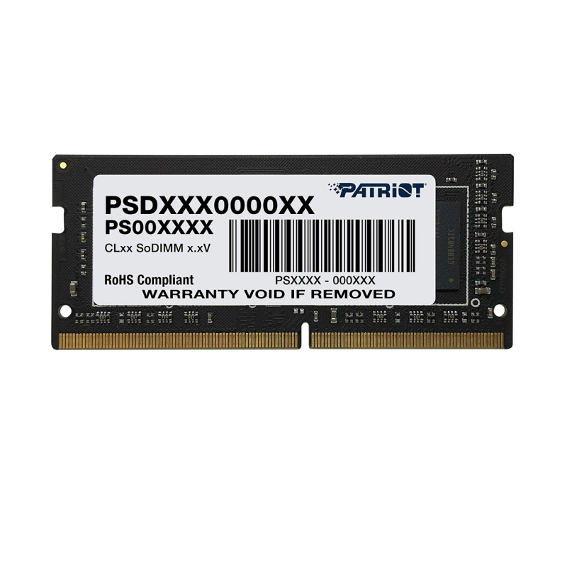 MEM DDR4 SODIMM PATRIOT SIGNATURE 8GB (1X8GB) 3200MHz CL22