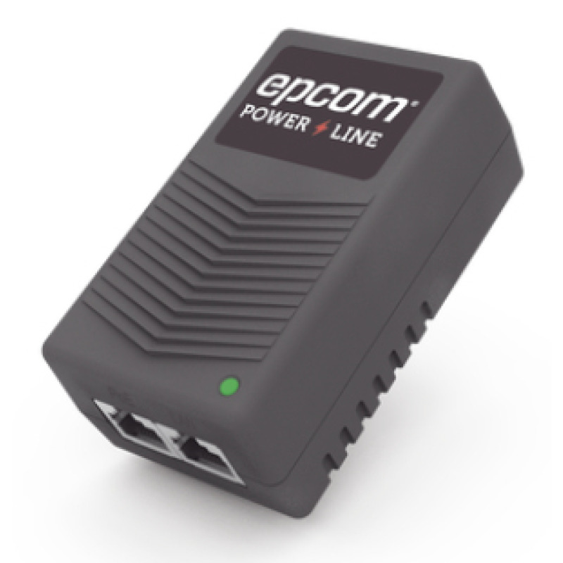 Adaptador de pared / Inyector PoE / 24 Vcc / 1 A / Controlado por chip IC / Protección contra OV OC SC UV/  Fácil de instalar