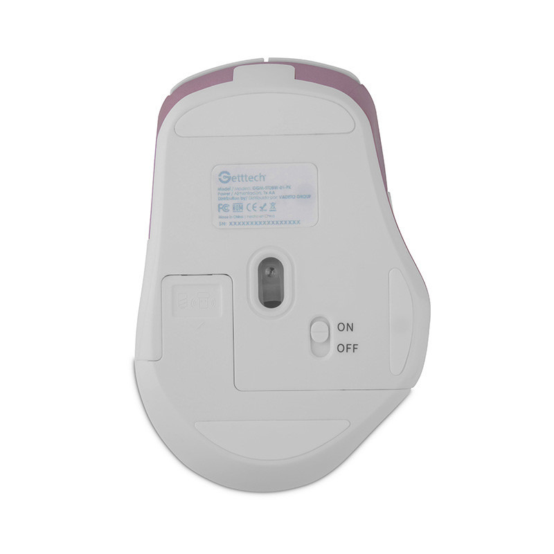 Getttech GGM-STDBW-01-PK ratón Oficina Diestro RF inalámbrico + bluetooth 7200 DPI image 3