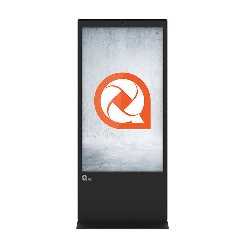 Qian QOI-A65TC pantalla de señalización Panel plano interactivo 165.1 cm (65") Wifi 400 cd / m² 4K Ultra HD Negro Pantalla táctil Procesador incorporado Android 11