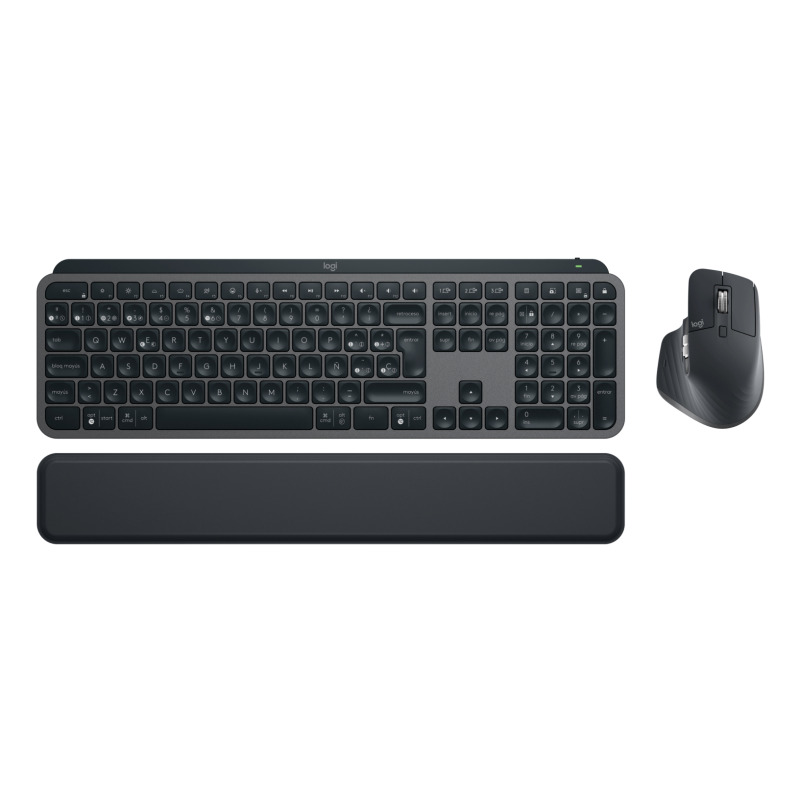 TECLADO/MOUSE LOGITECH MX KEYS COMBO BUSINESS GEN 2 INALAMBRICO USB BOLT GRAFITO