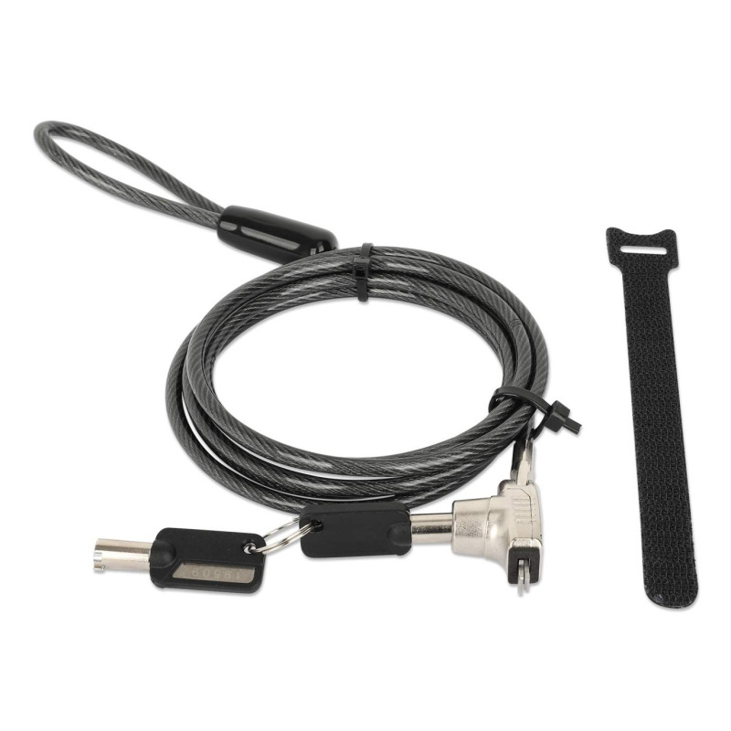 CANDADO LAPTOP,MANHATTAN,440509, NANO LLAVE 1.5M GRIS image 3