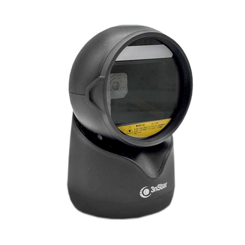 LECTOR DE CODIGO DE BARRAS OMNIDIRECCIONAL 3NSTAR SC504, NEGRO, USB, RS232 OPCIONAL , 1D, 2D, 60 CUADROS POR SEGUNDO