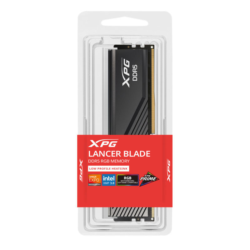 MEMORIA ADATA XPG LANCER BLADE RGB UDIMM DDR5 16GB CL40 NEGRO 6000 MTS GAMER DE ALTO RENDIMIENTO (AX5U6000C4816G-SLABRBK) image 6