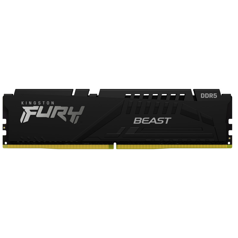 MEMORIA RAM KINGSTON DIMM DDR5 16GB 6000MT/S FURY BEAST BLACK EXPO CL36 288PIN 1.25V C/DISIPADOR DE CALOR P/PC/GAMER/ALTO RENDIMIENTO (KF560C36BBE2-16) image 2