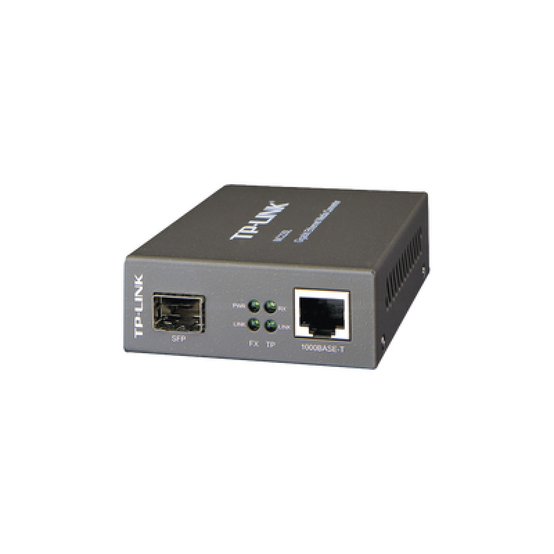 Convertidor Fibra Óptica Monomodo o Multimodo / 1 Puerto SFP 1000 Mbps / 1 Puerto RJ45 10/100/1000 Mbps / Plug and Play image 2