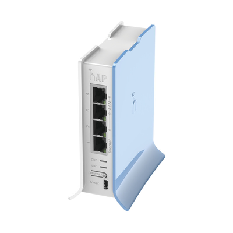 hAP lite TC 4 Puertos Fast Ethernet WiFi 24 GHz 80211 b/g/n y base tipo Torre