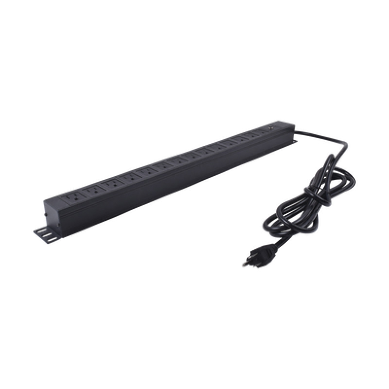 PDU Barra Multicontactos Vertical con 14 Salidas 125V/15A Contactos Tipo NEMA